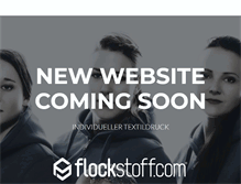 Tablet Screenshot of flockstoff.com